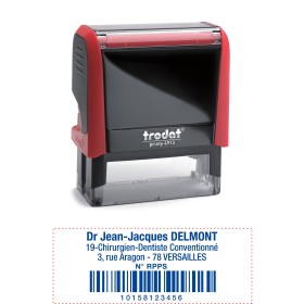 Tampon médical 1 Code-Barres (RPPS ou AM ou FINESS)