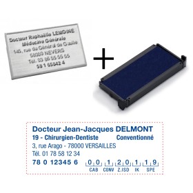 Empreinte médicale tampon 4913 + Recharge