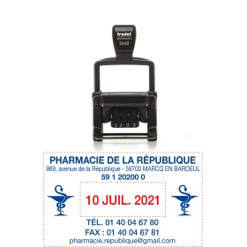 Tampon Dateur logo pharmacie