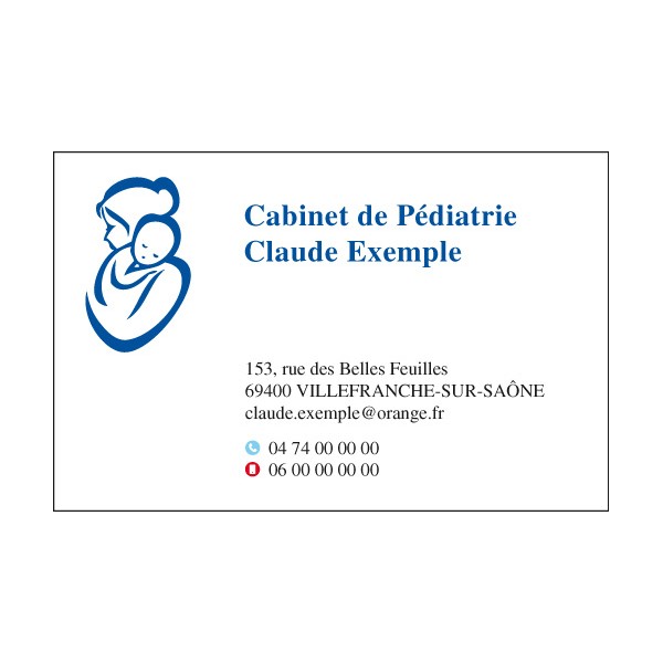 Maternité Câlin - Pédiatre & Sage-Femme - 85 x 55 mm