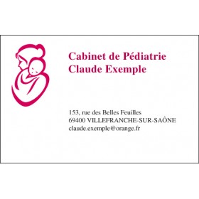 Cartes de visite Pédiatre 2