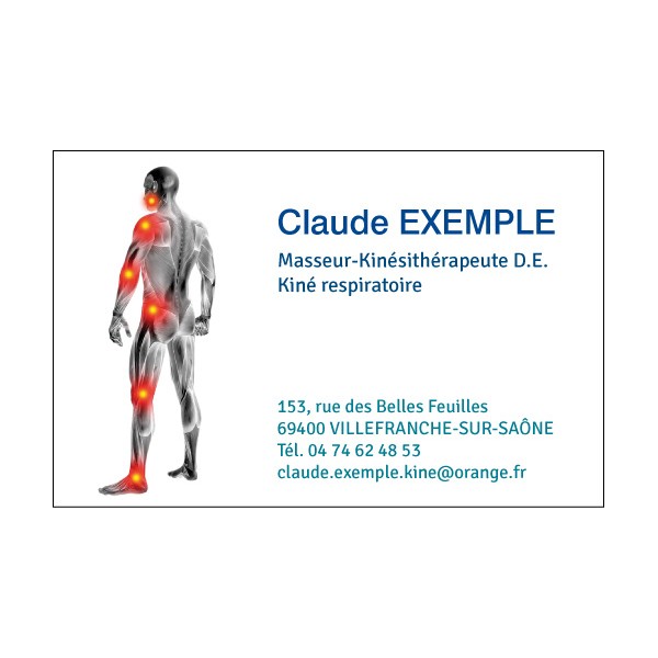 Cartes de rendez-vous Kinésithérapeute 6