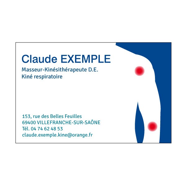 Cartes de rendez-vous Kinésithérapeute 7