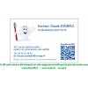 Carte de rendez-vous pour dentiste avec QR code imprimé pour accès direct à Doctolib ou Maiia, format 85x54 mm, bristol 300g.