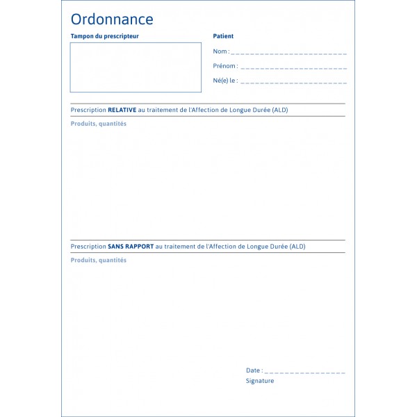 Ordonnances BIZONE A5