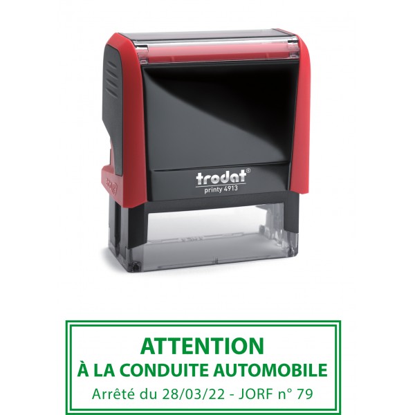 4913 Attention à la conduite automobile