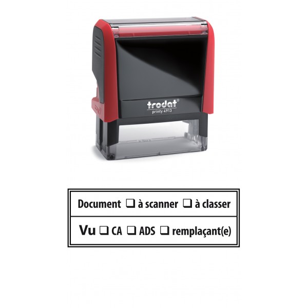 Tampon document à scanner / à classer