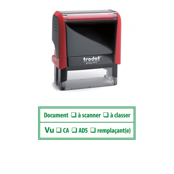 Tampon document à scanner / à classer
