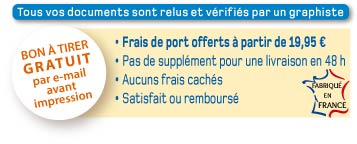 papeterie médicale-Bon à tirer gratuit - frais de port offerts - aucuns frais cachés - satisfait ou remboursé - fabriqué en France