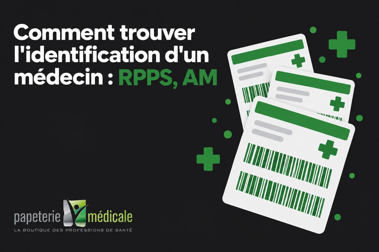 Deux documents médicaux avec des codes et des éléments graphiques sur fond sombre.