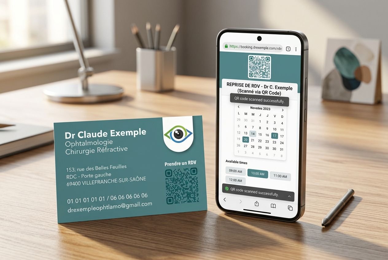 Créez votre carte de visite avec un code QR personnalisé