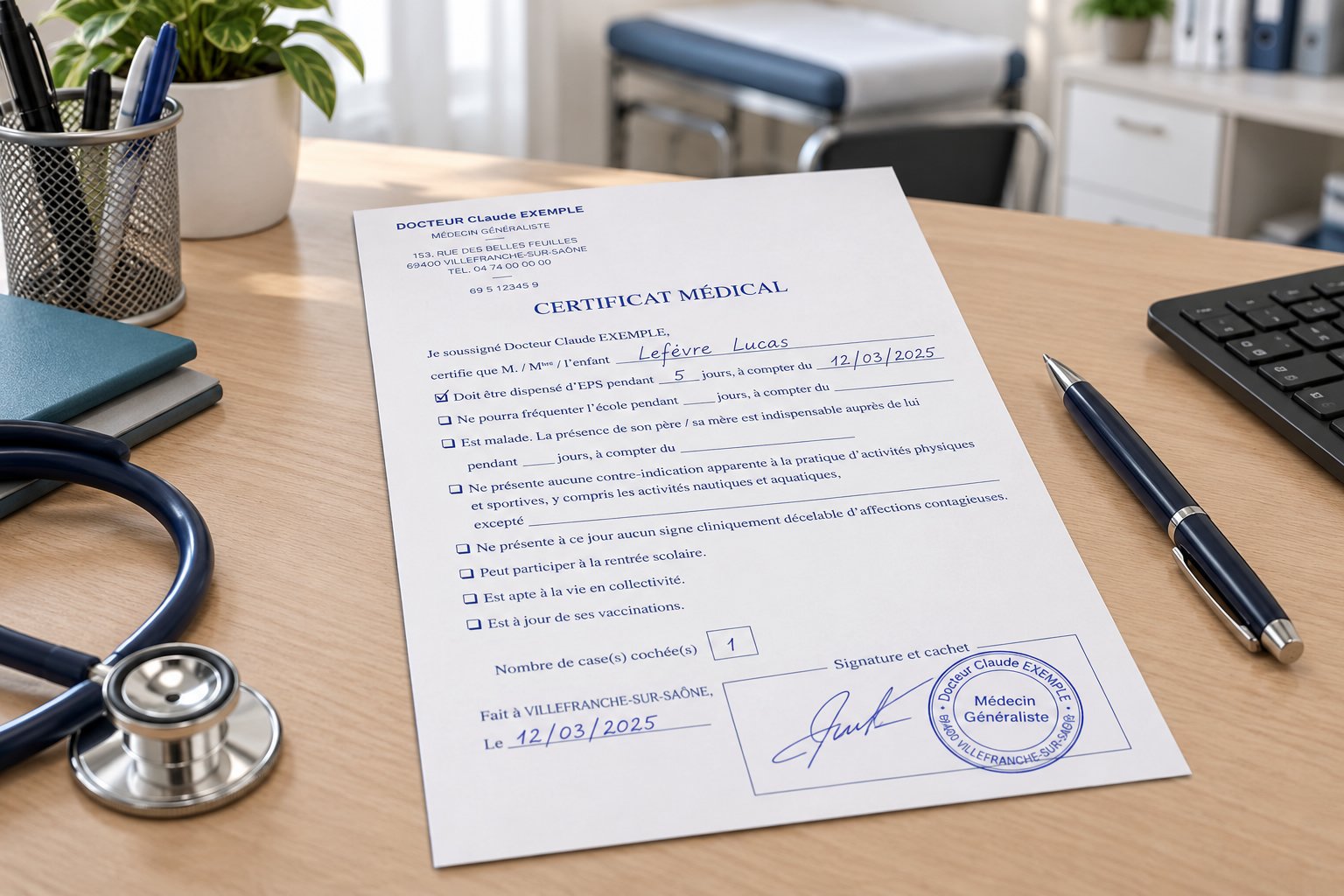 Valeur juridique d'un certificat médical : portée et limites