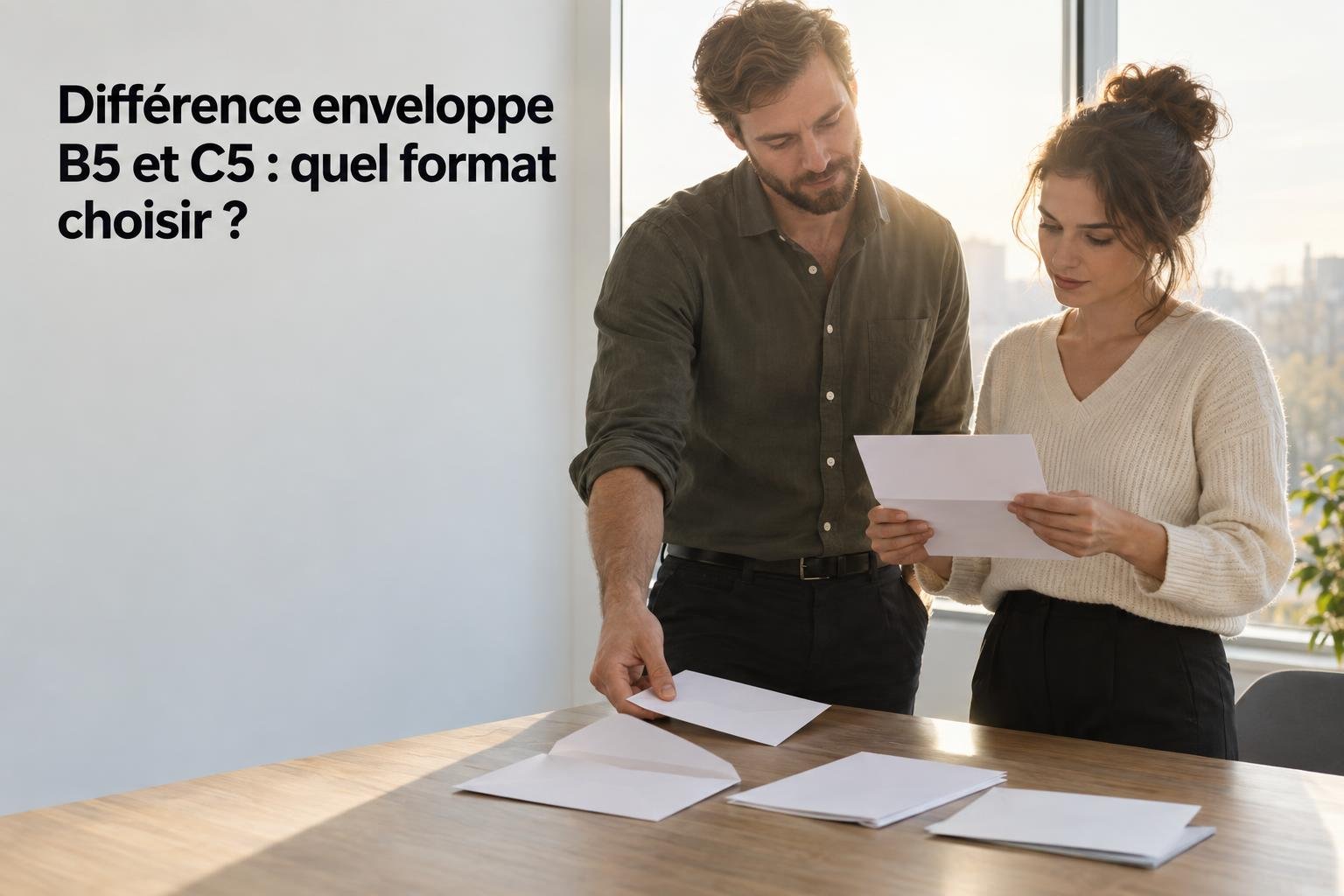 Différence enveloppe B5 et C5 : quel format choisir ?