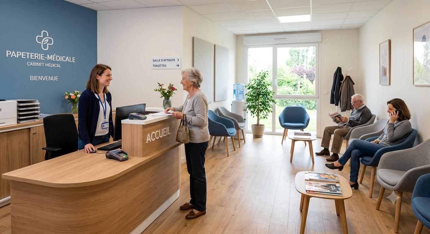 Aménager l'accueil d'un cabinet médical : conseils pratiques