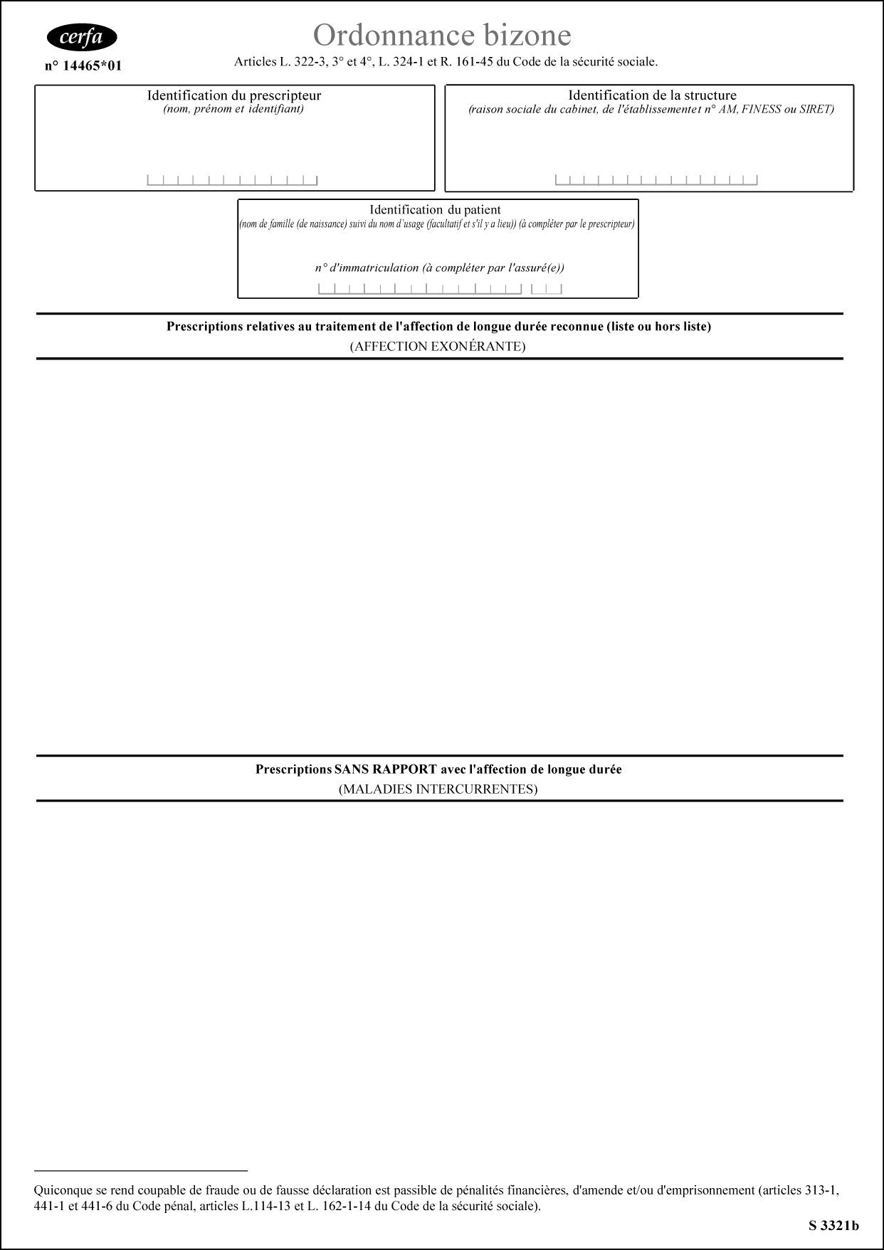 Ordonnance bizone : définition, zones ALD et remboursement