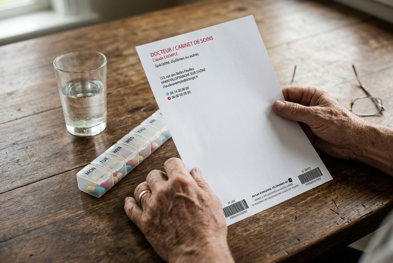 Comment l'ordonnance papier renforce-t-elle l'observance thérapeutique chez les seniors âgés
