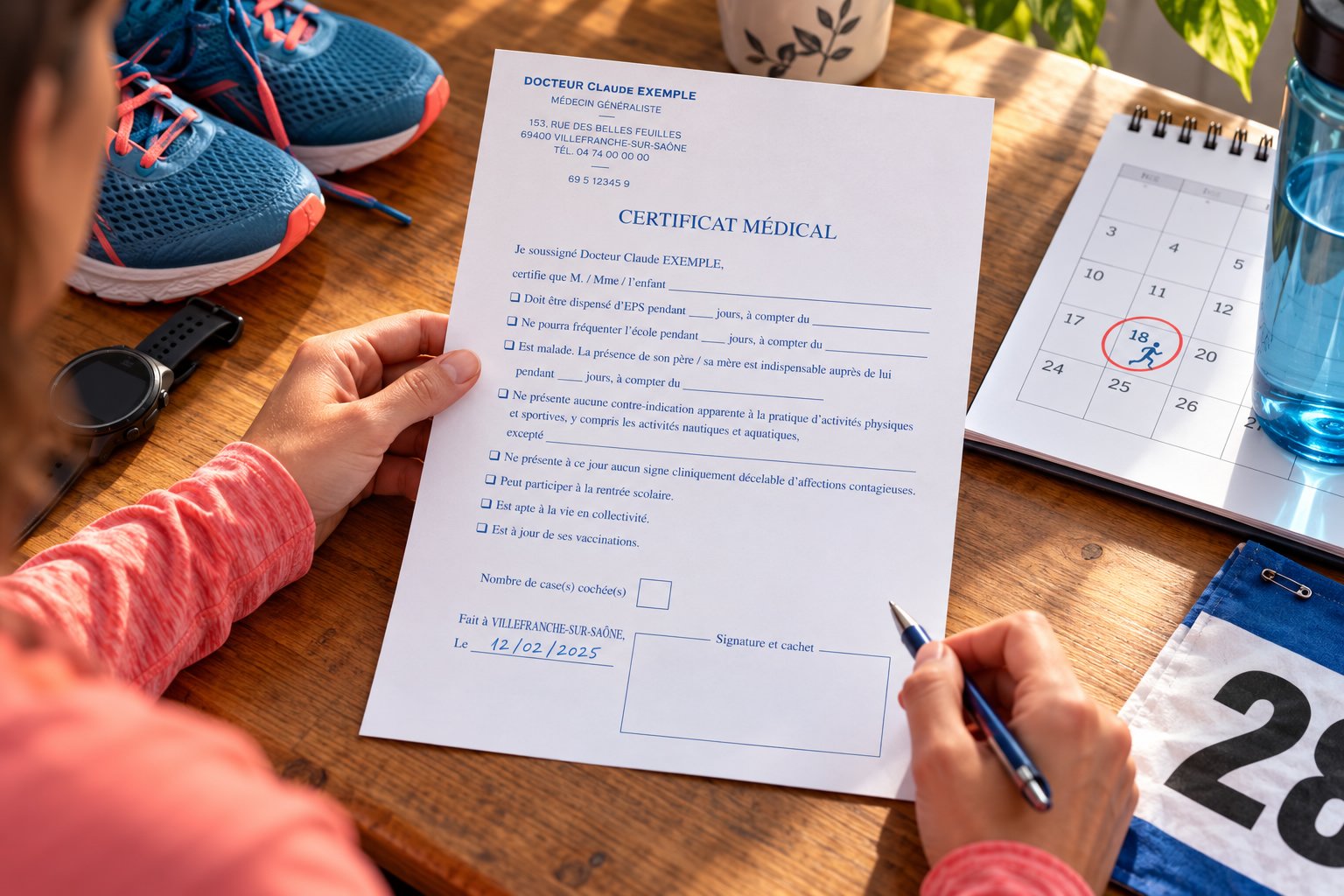 Validité du certificat médical en course à pied et PPS