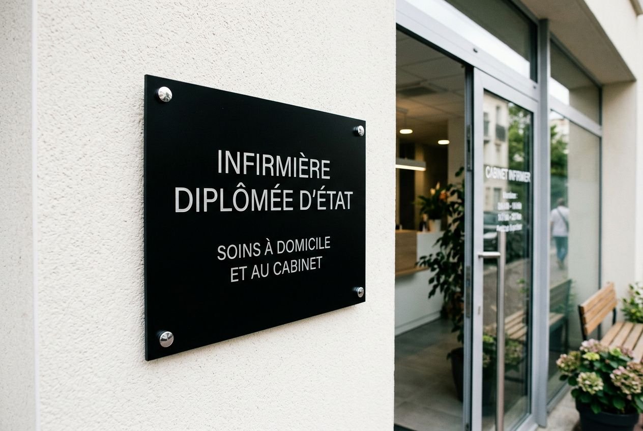 Plaque infirmière libérale obligatoire : réglementation et normes