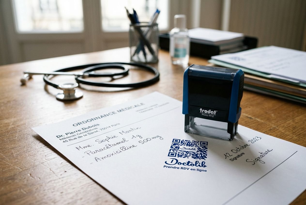 Tampon QR code Doctolib, Maiia, Keldoc : guide prise de rendez-vous